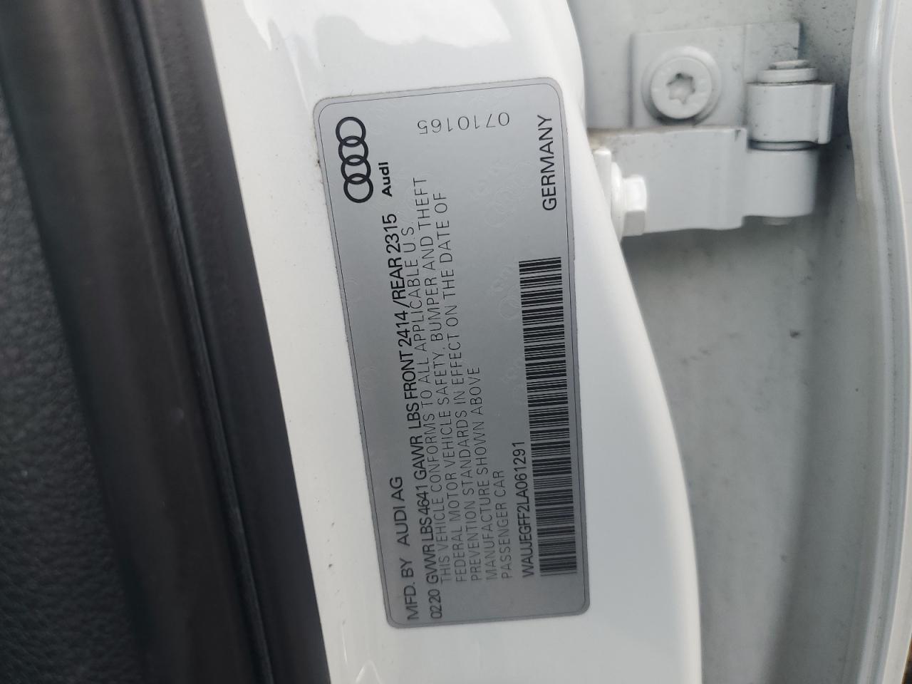 2020 AUDI A3