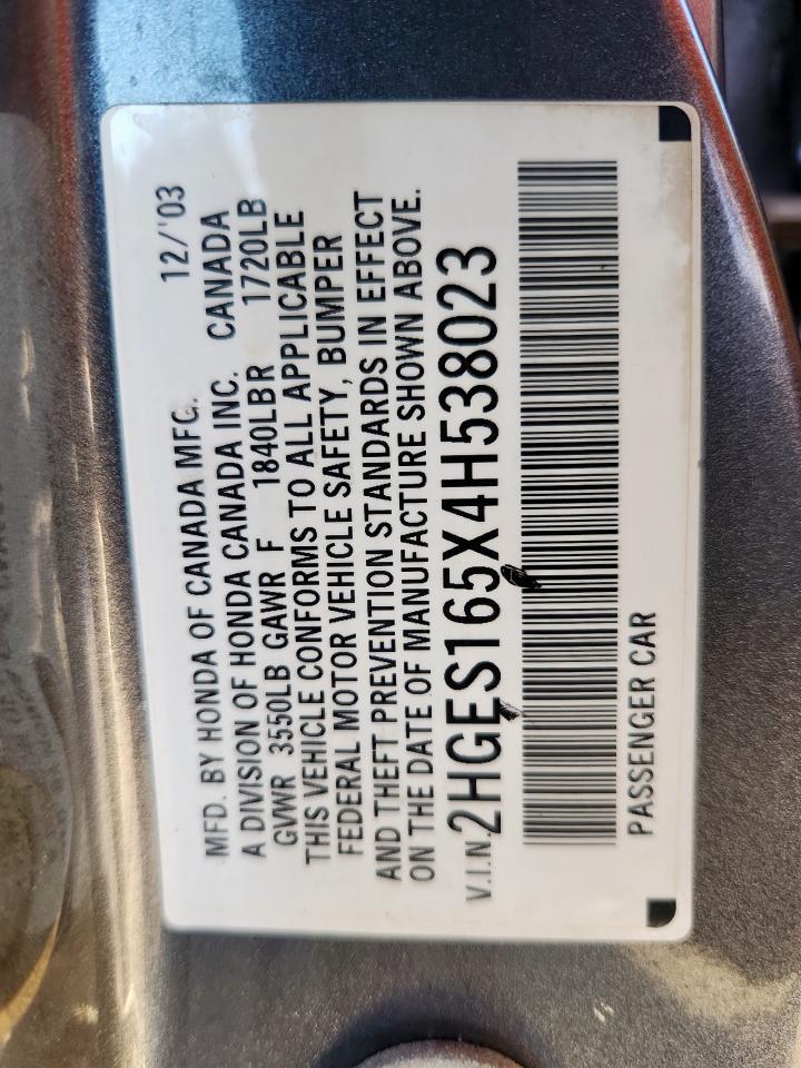 2004 HONDA CIVIC