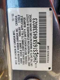 2004 HONDA CIVIC