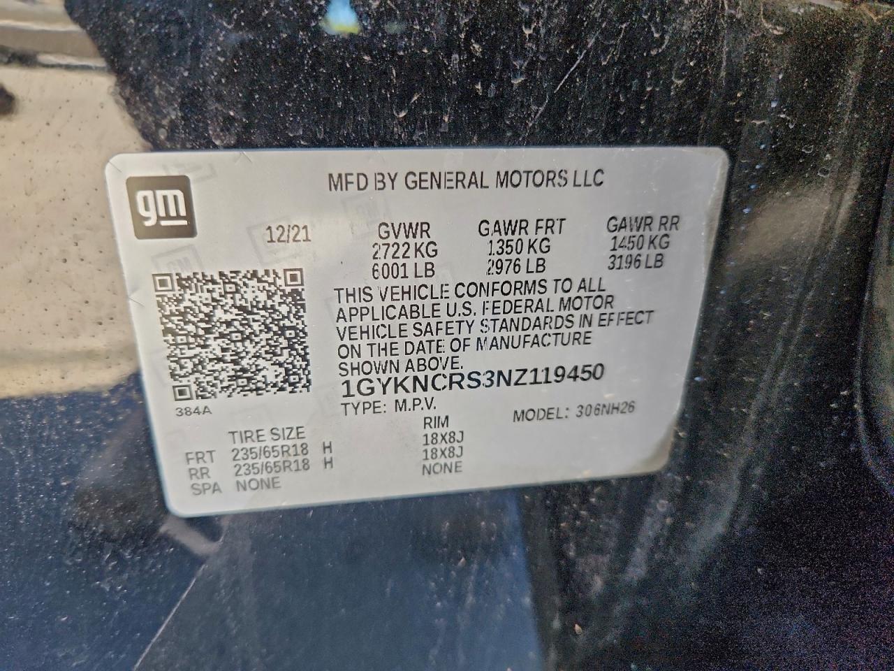 2022 CADILLAC XT5
