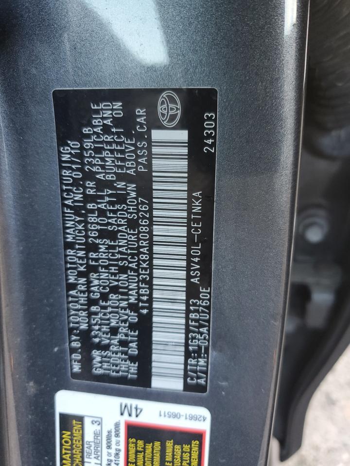 2010 TOYOTA CAMRY