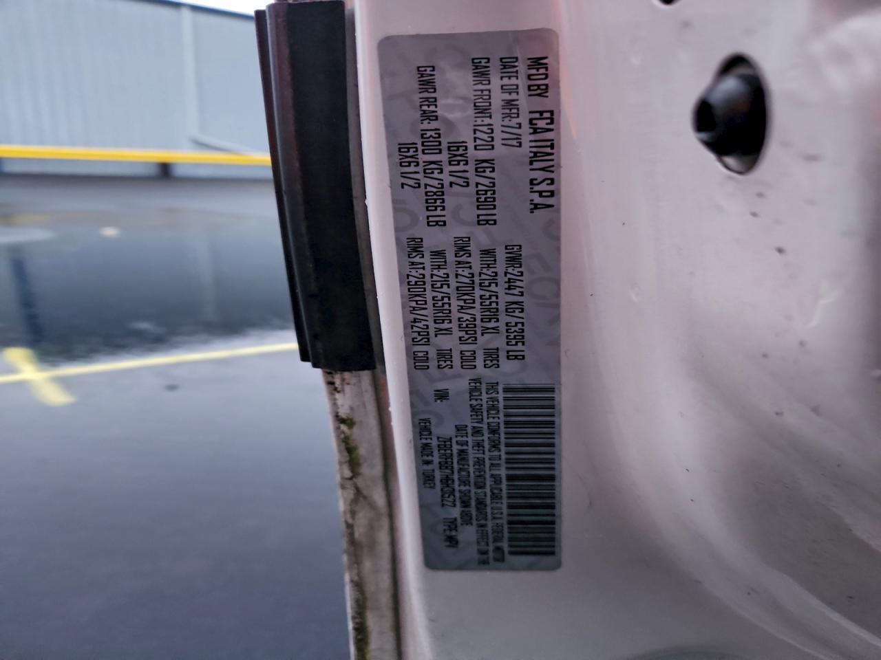2017 RAM ProMaster City