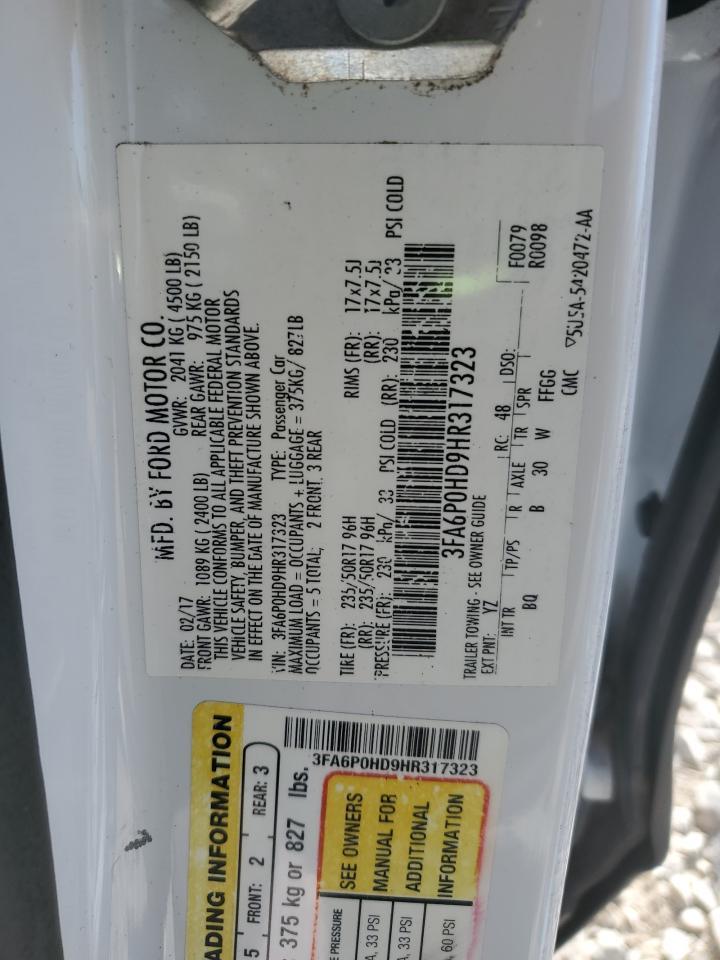 2017 FORD FUSION
