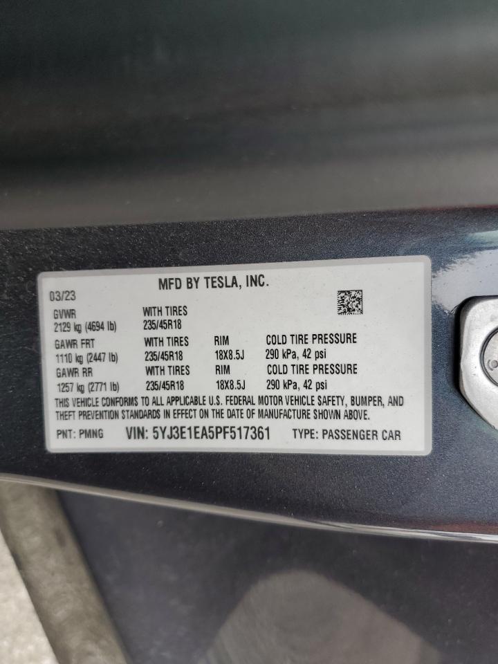 2023 TESLA MODEL 3