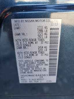 2014 NISSAN PATHFINDER