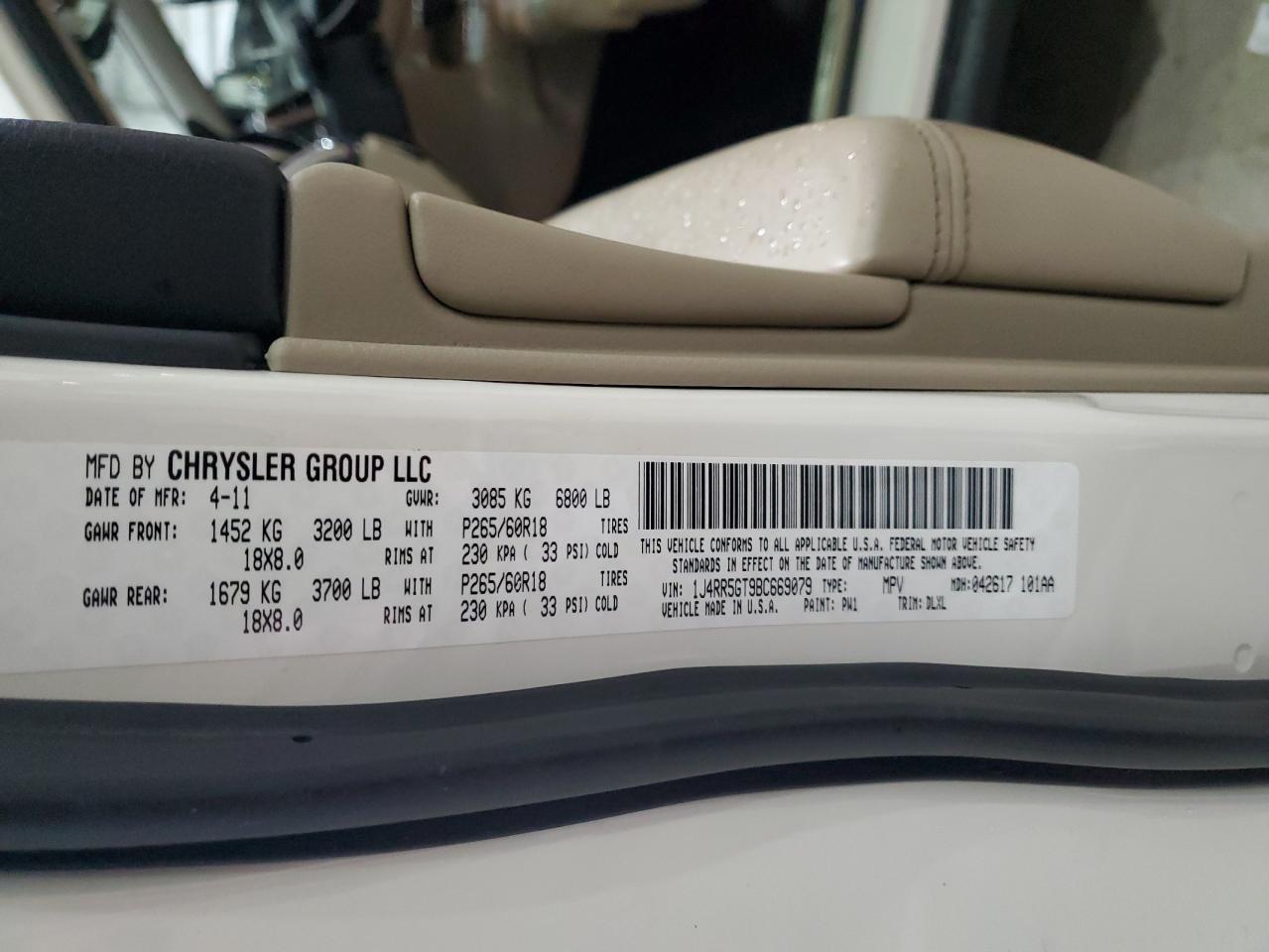 2011 JEEP Grand Cherokee