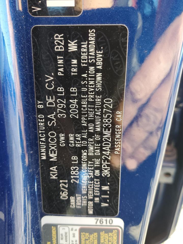2021 KIA FORTE