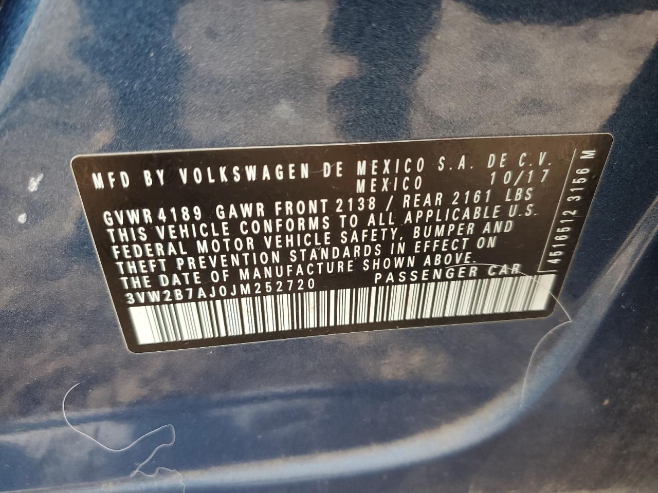 2018 VOLKSWAGEN JETTA