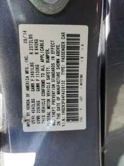 2015 HONDA ACCORD