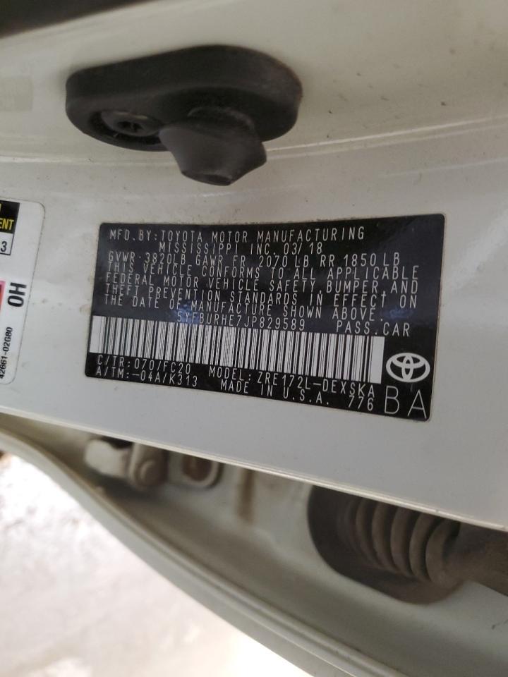 2018 TOYOTA COROLLA