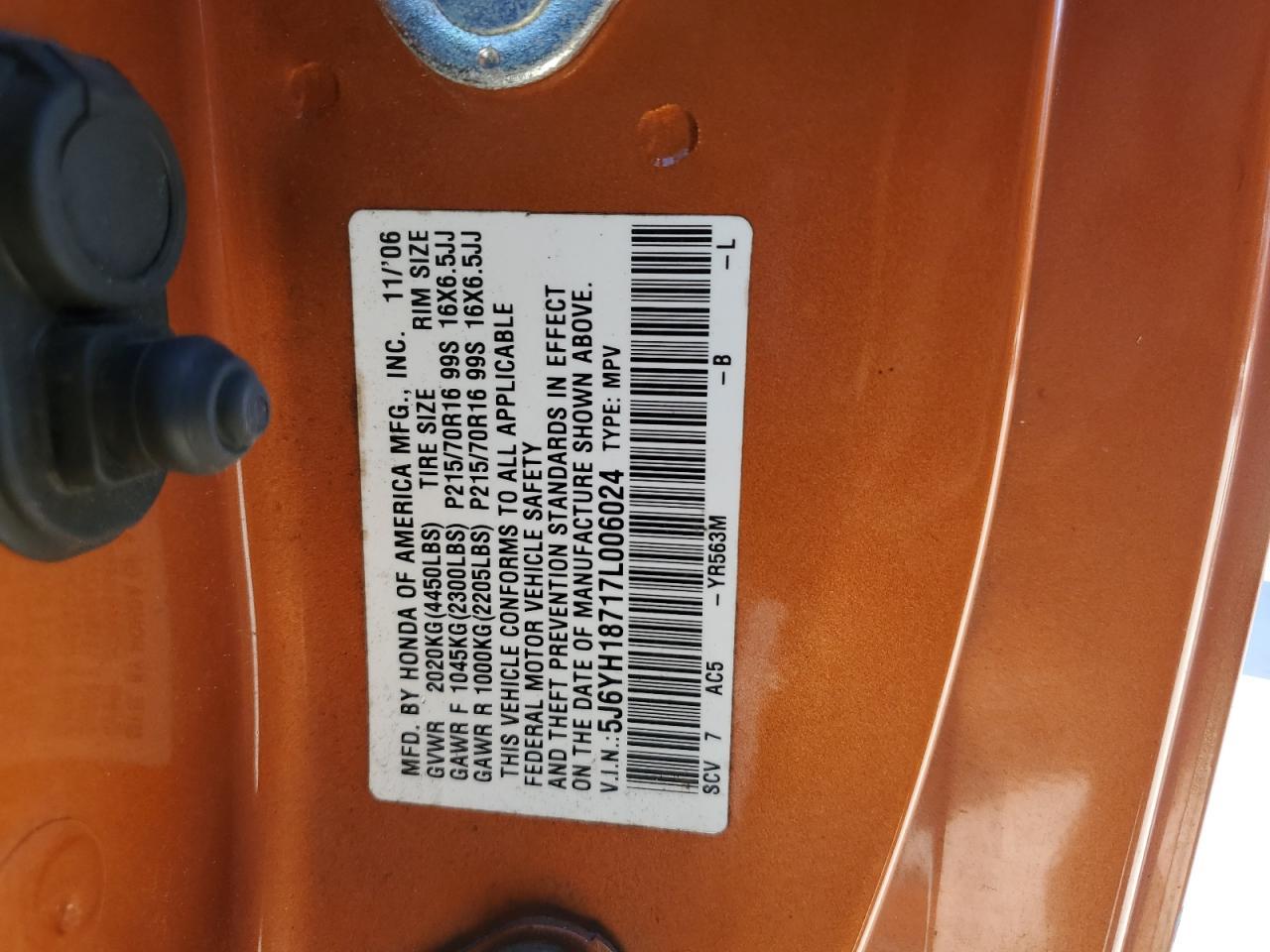 2007 HONDA Element