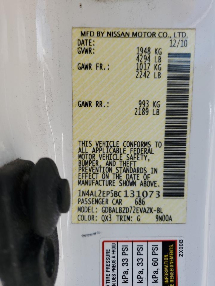 2011 NISSAN ALTIMA