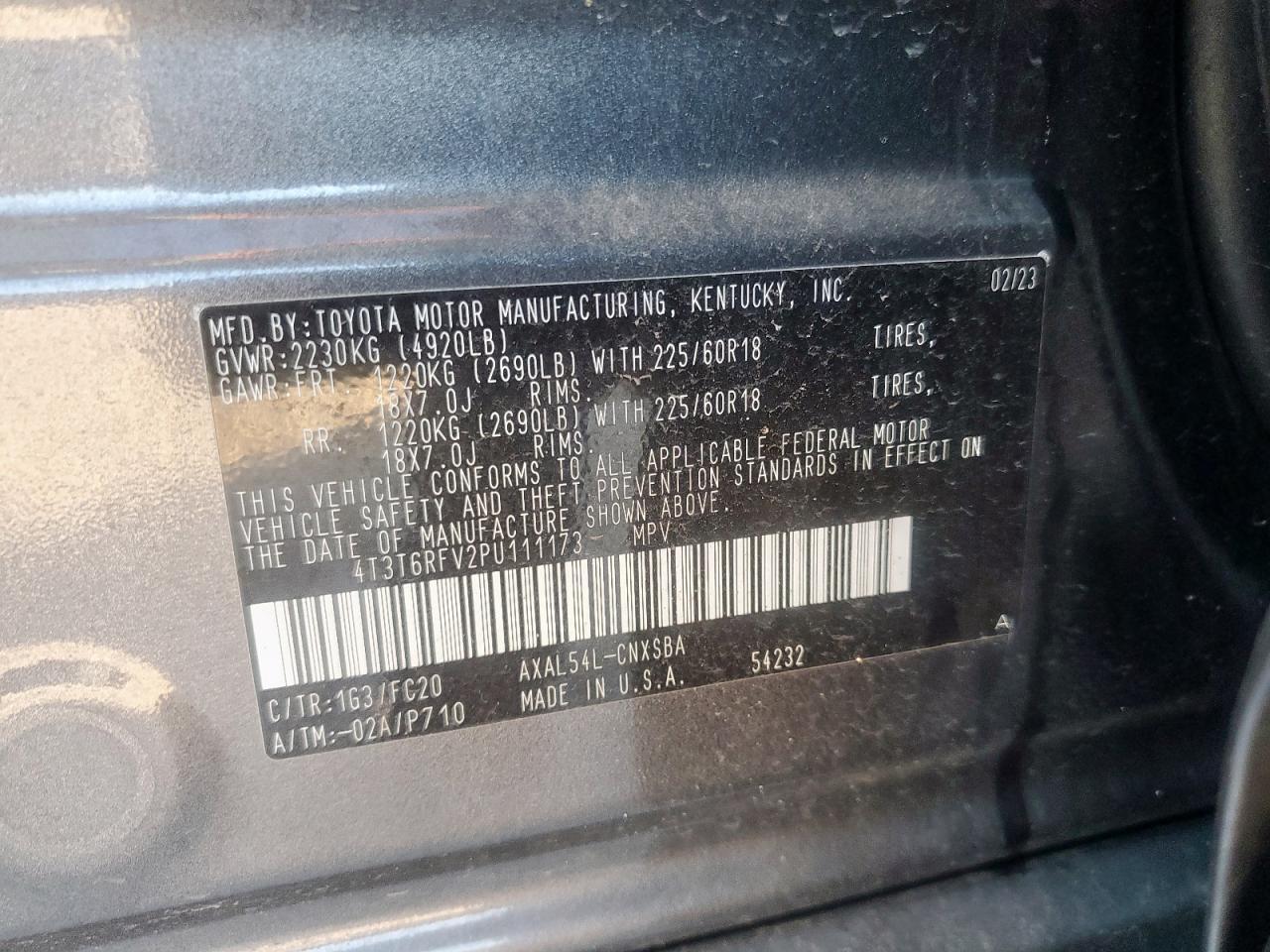 2023 TOYOTA RAV4