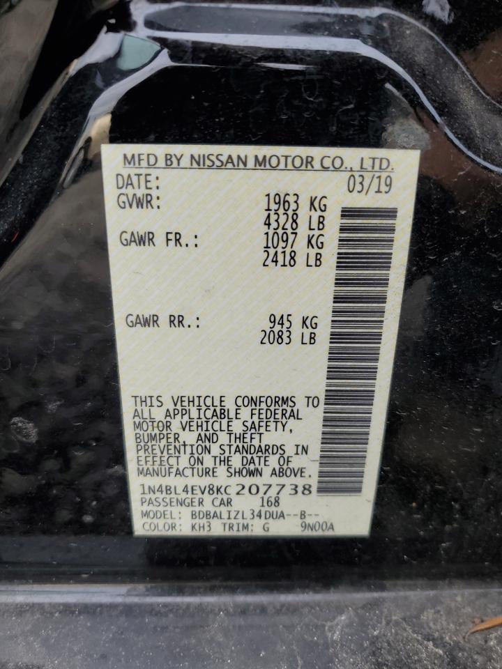 2019 NISSAN ALTIMA