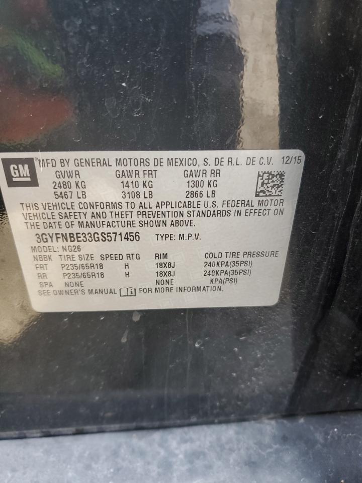 2016 CADILLAC SRX