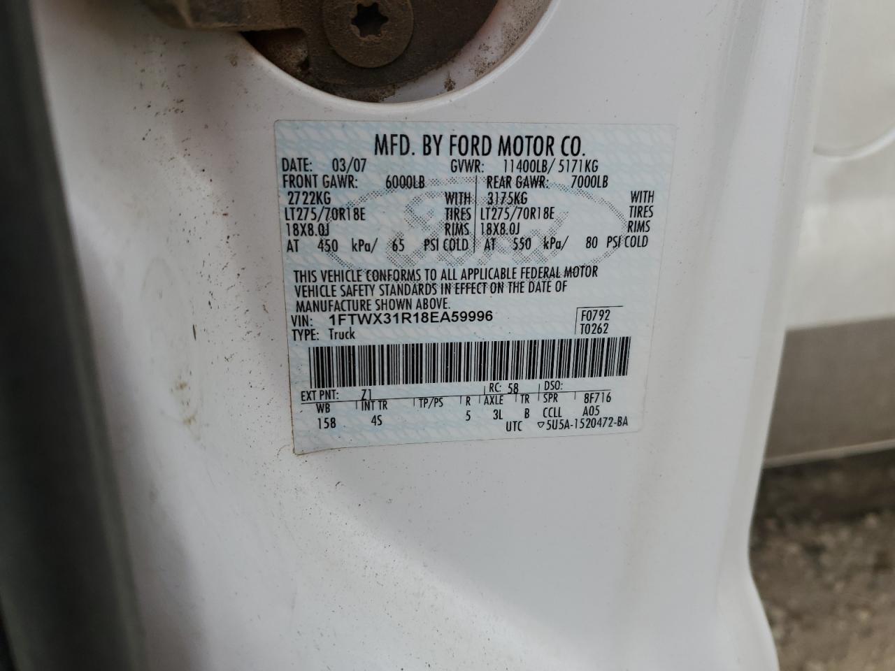 2008 FORD F-350