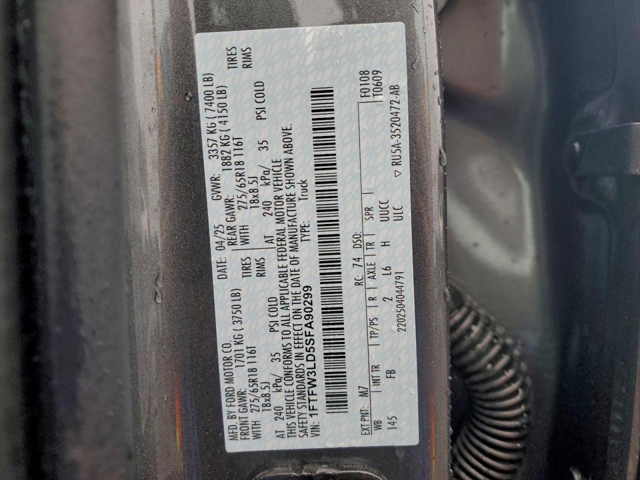 2025 FORD F-150