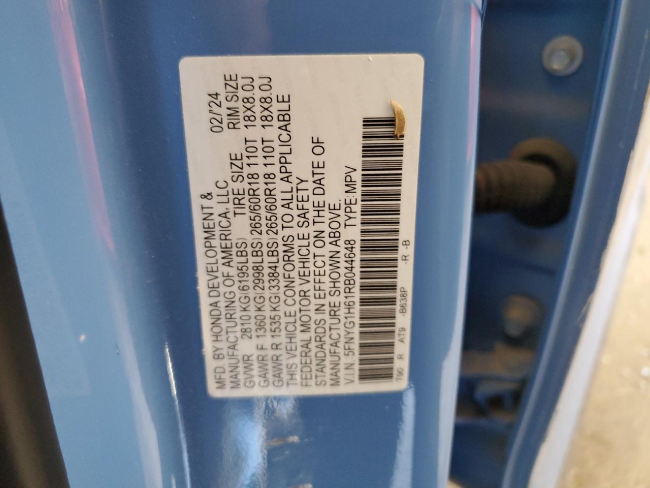 2024 HONDA PILOT