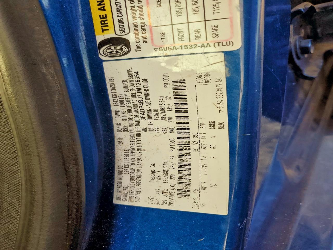 2018 FORD Fiesta