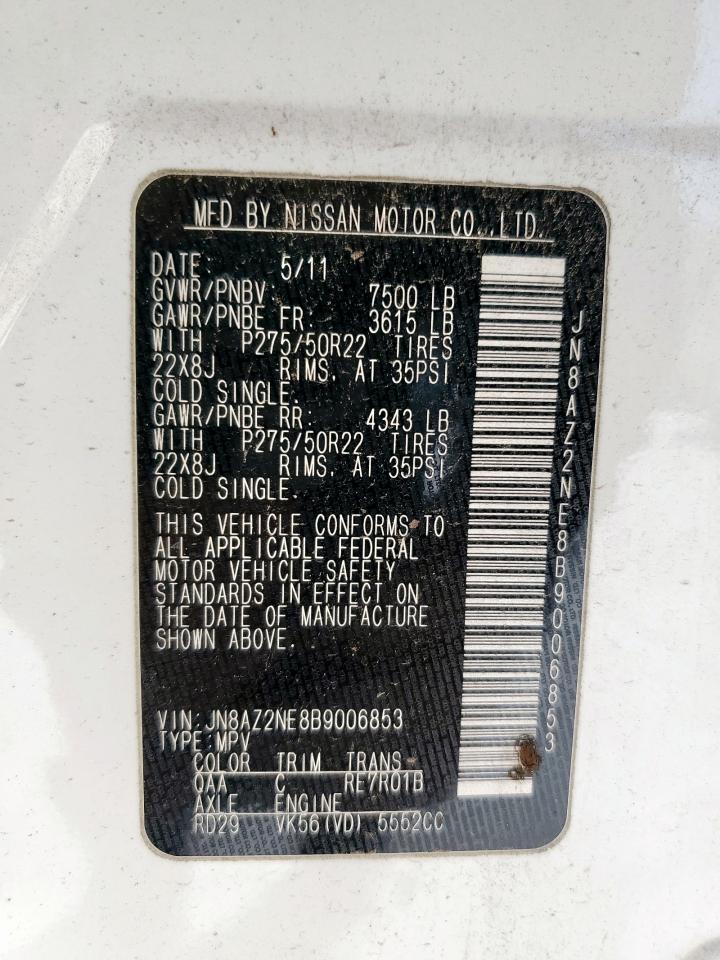 2011 INFINITI QX56