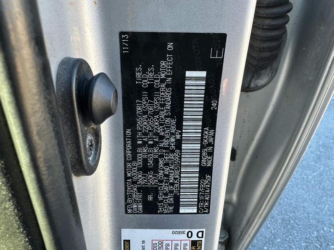 2014 TOYOTA 4Runner