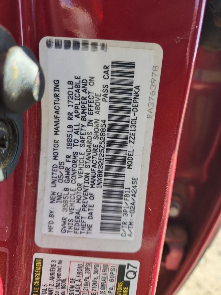 2005 TOYOTA COROLLA