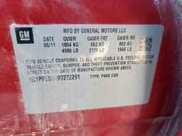 2011 CHEVROLET CRUZE