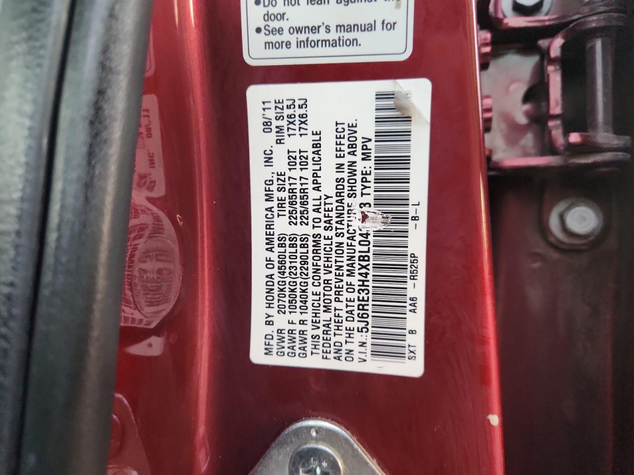 2011 HONDA CR-V