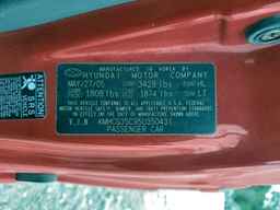 2005 HYUNDAI ACCENT