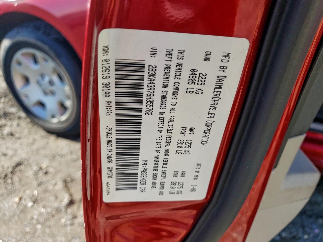 2006 DODGE CHARGER