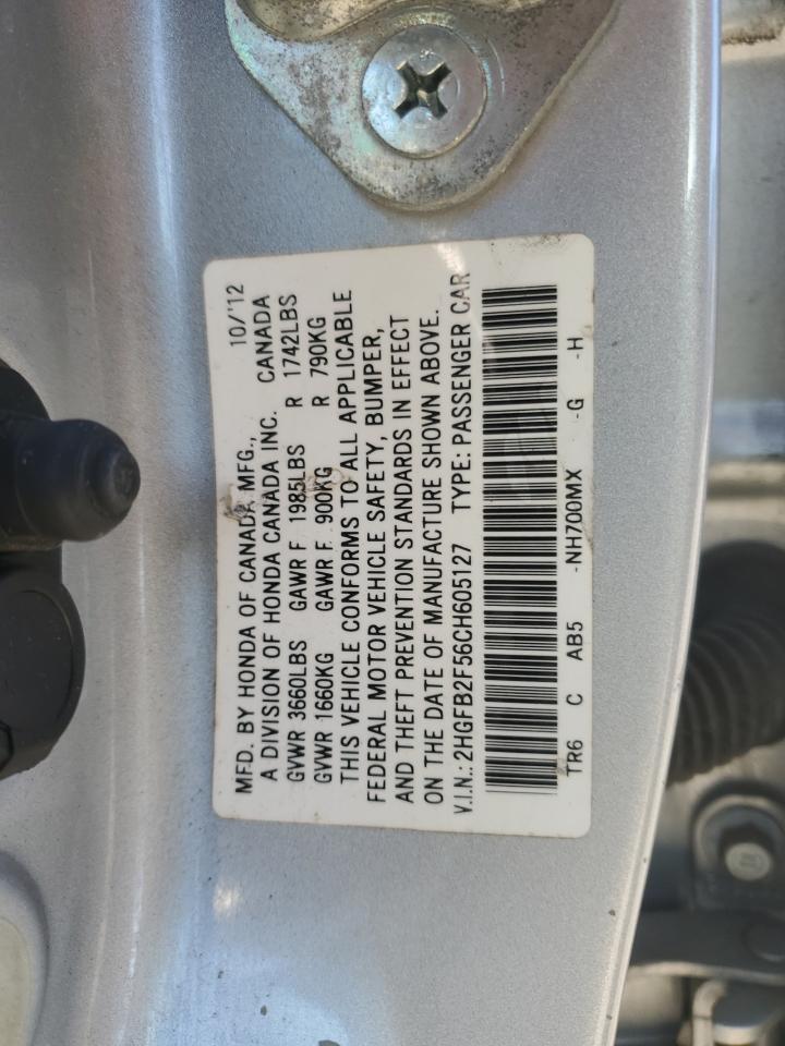 2012 HONDA CIVIC