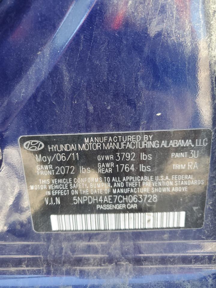 2012 HYUNDAI ELANTRA