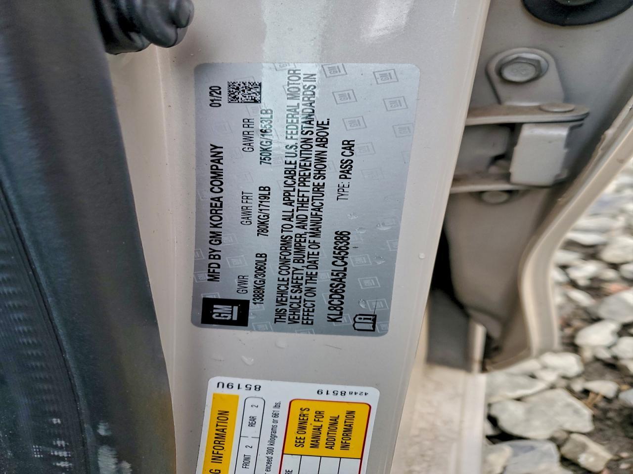 2020 CHEVROLET Spark