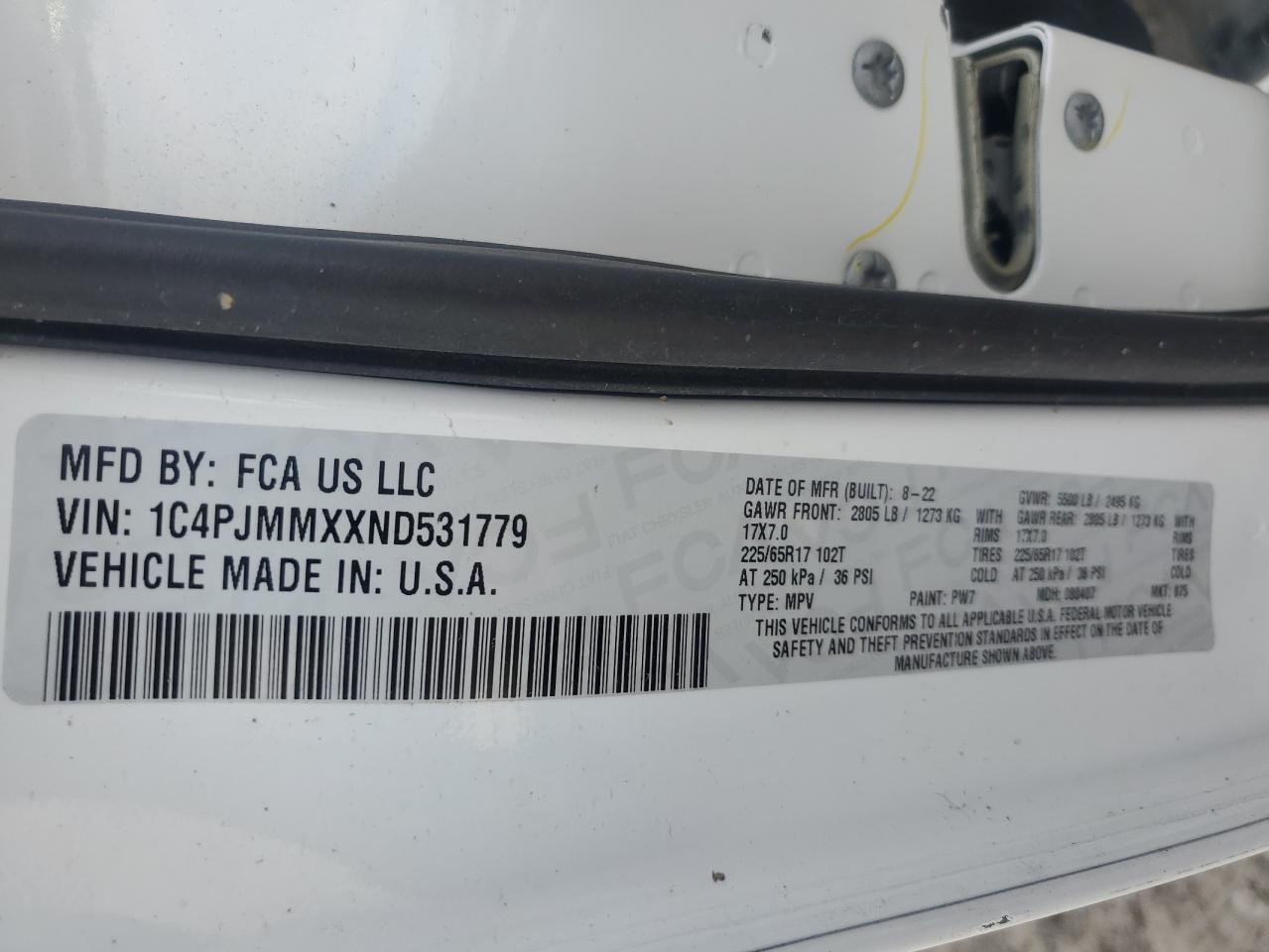 2022 JEEP CHEROKEE