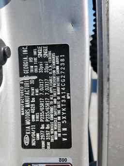 2012 KIA SORENTO
