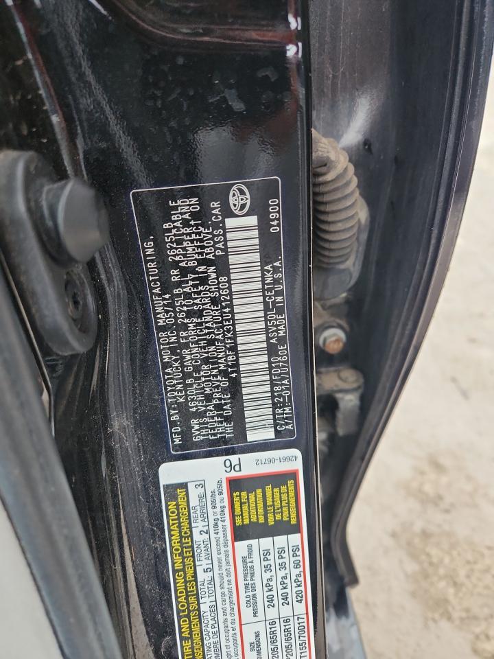 2014 TOYOTA CAMRY