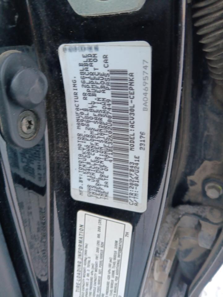 2002 TOYOTA CAMRY