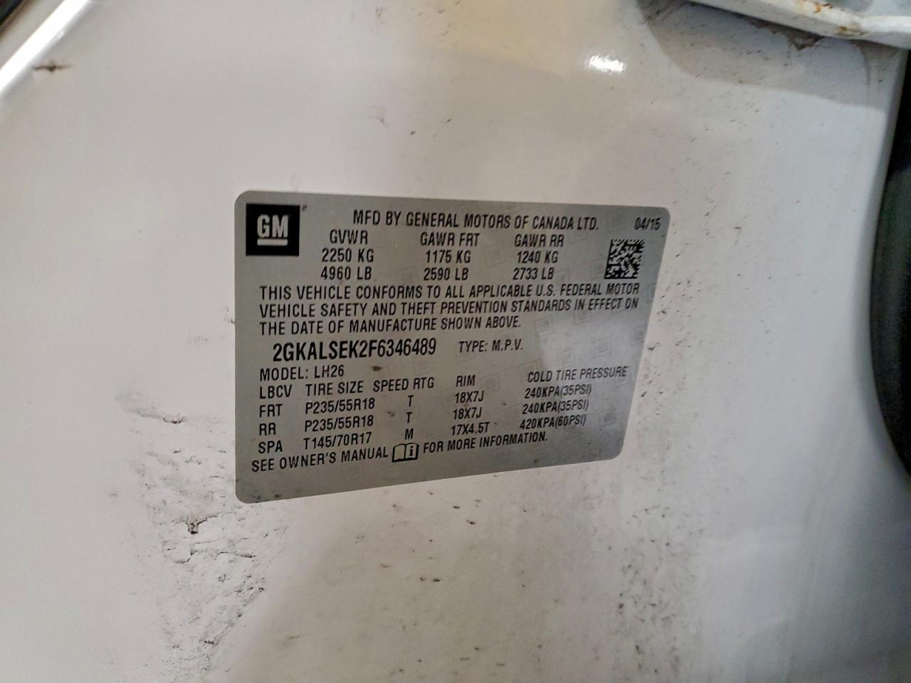 2015 GMC Terrain