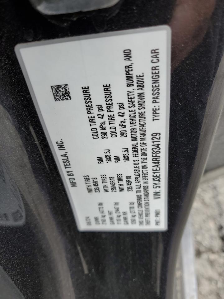 2024 TESLA MODEL 3