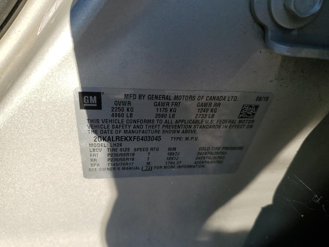2015 GMC Terrain
