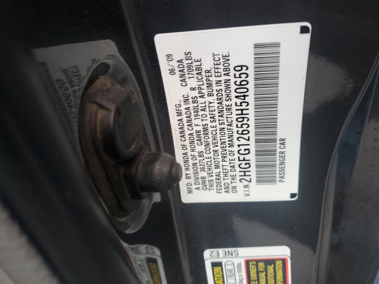 2009 HONDA CIVIC