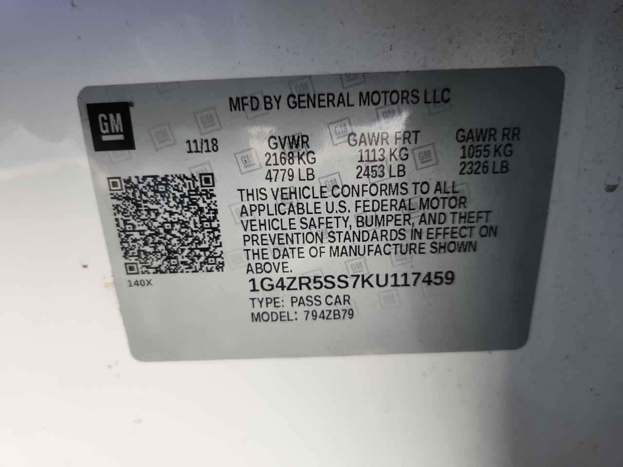 2019 BUICK LACROSSE