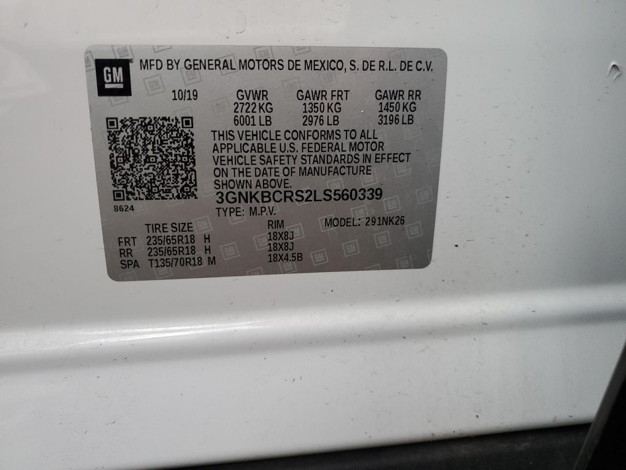 2020 CHEVROLET BLAZER