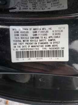 2014 HONDA ACCORD