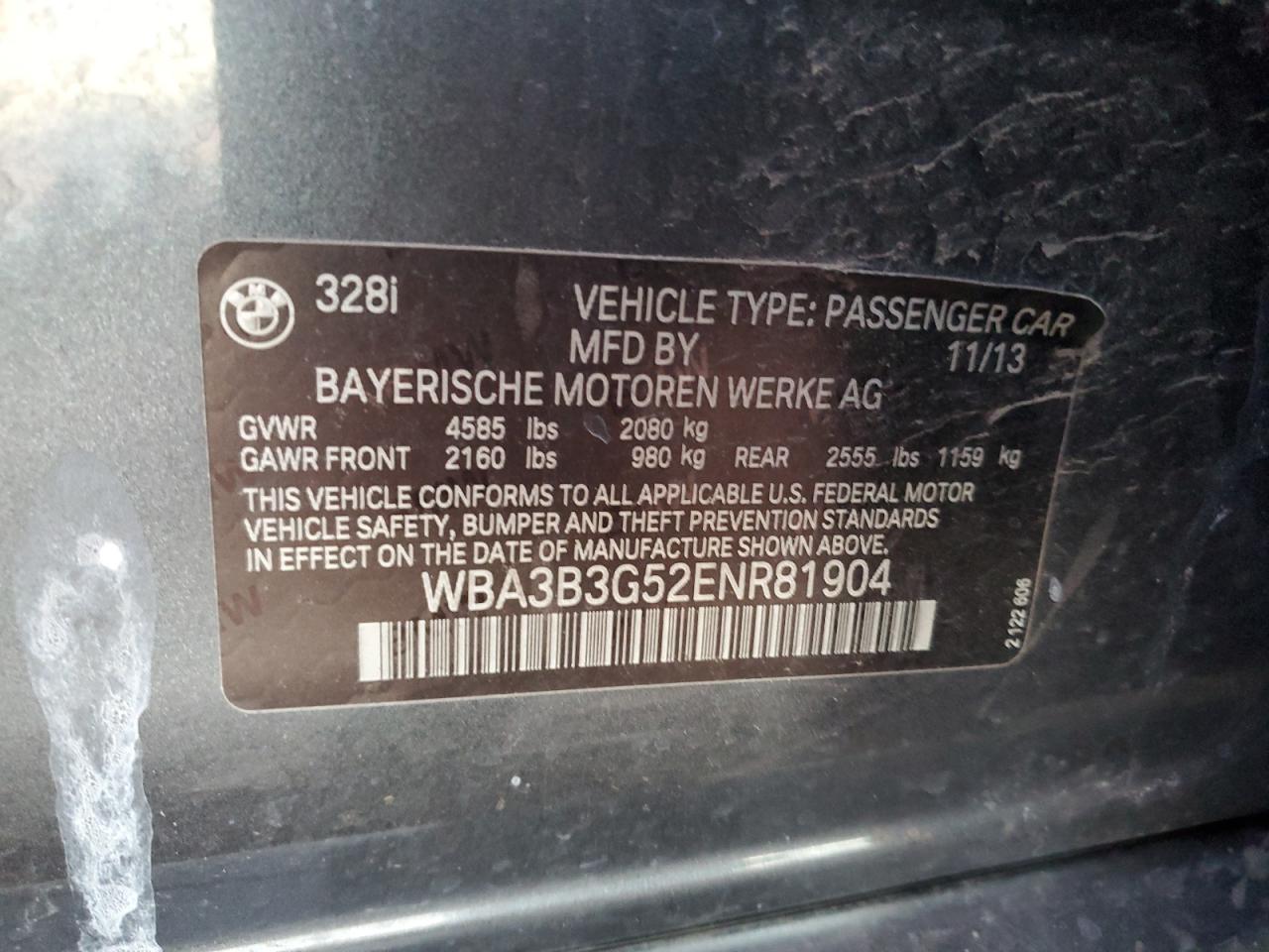 2014 BMW 3 SERIES