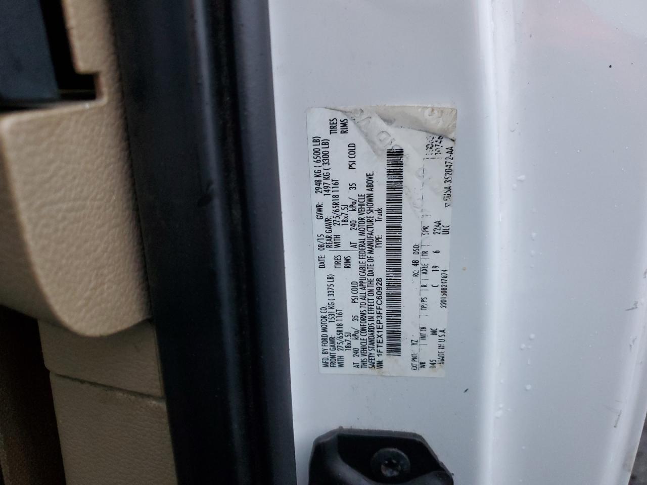 2015 FORD F-150