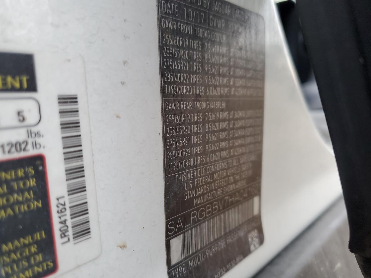 2017 LAND ROVER Discovery