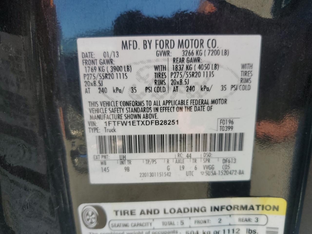 2013 FORD F-150