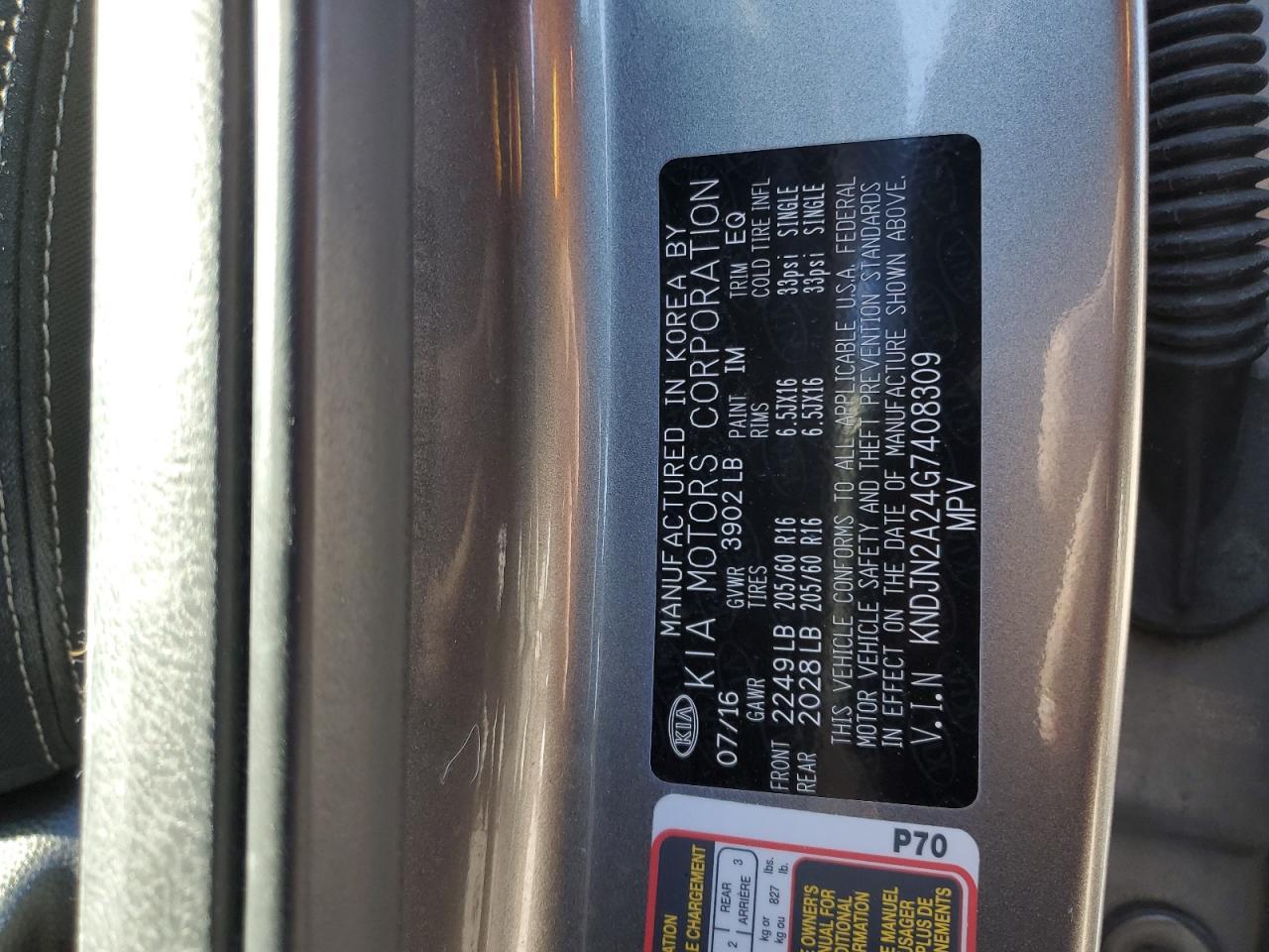 2016 KIA SOUL
