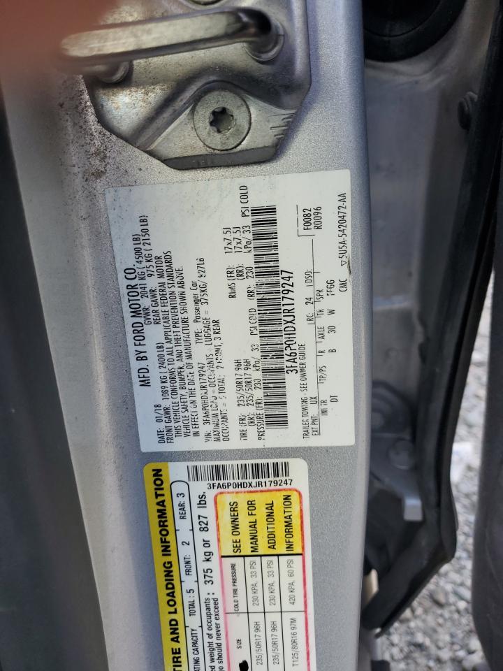 2018 FORD FUSION